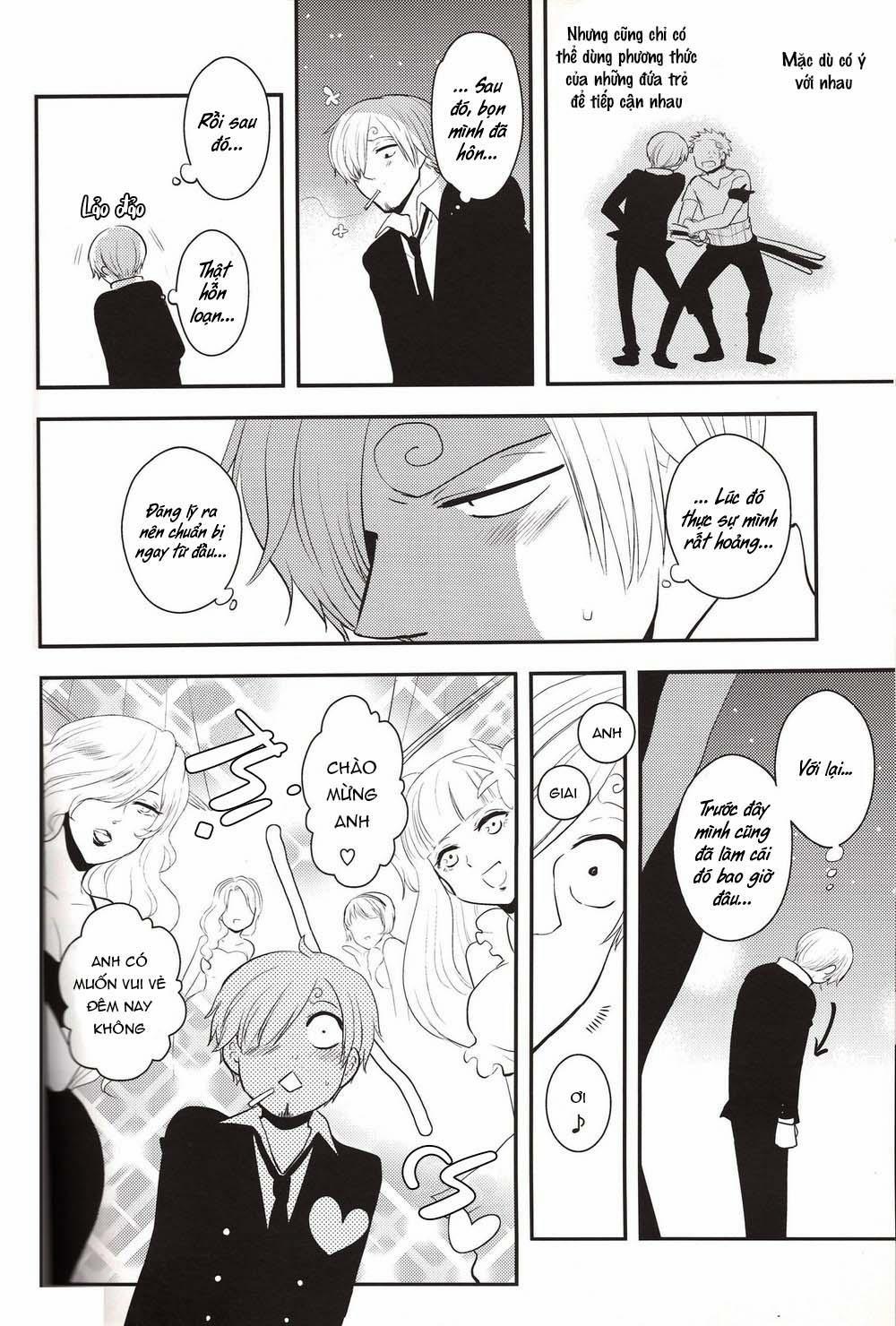 Roronoa Zoro X Sanji One Piece Dj 1 trang 9