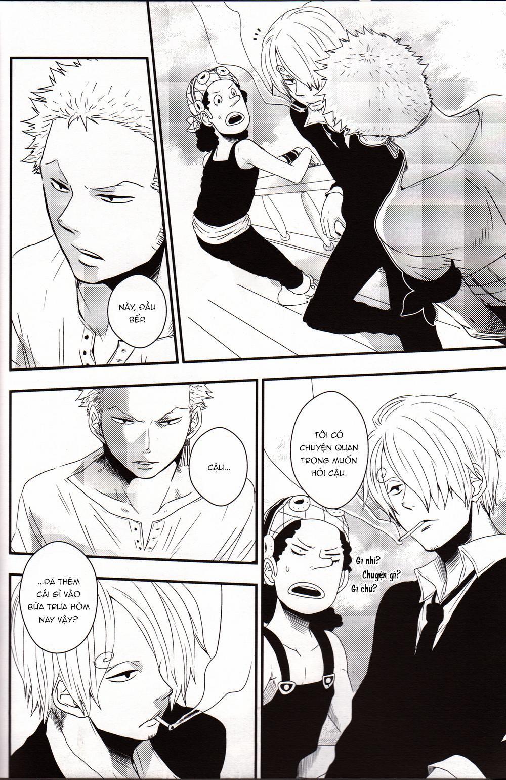 Roronoa Zoro X Sanji One Piece Dj 10 trang 3