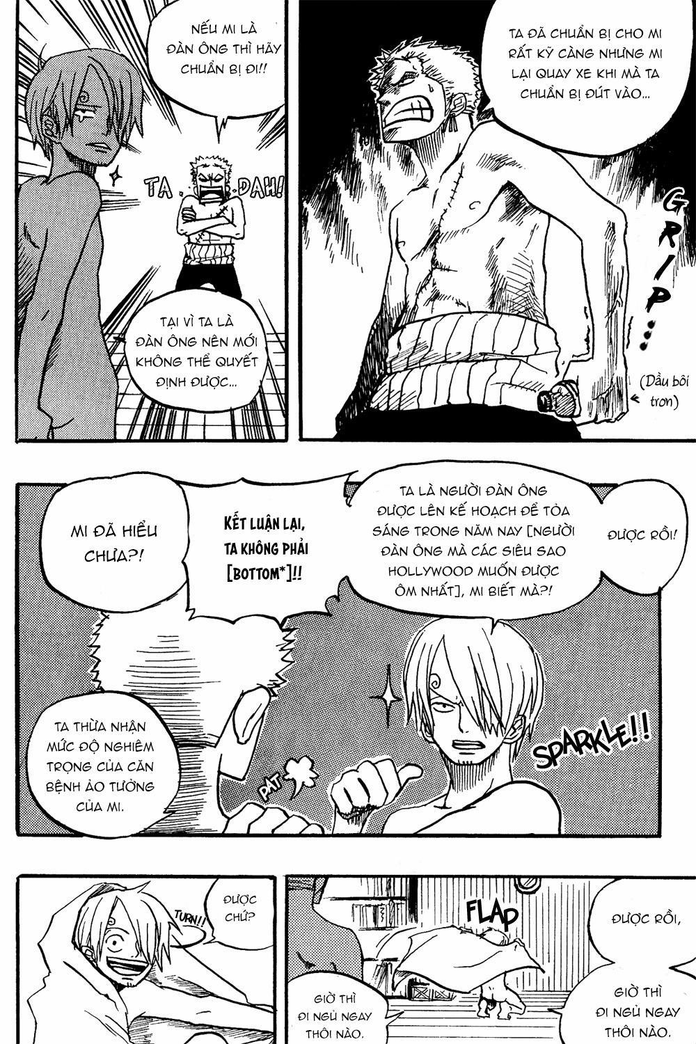 Roronoa Zoro X Sanji One Piece Dj 16 trang 3