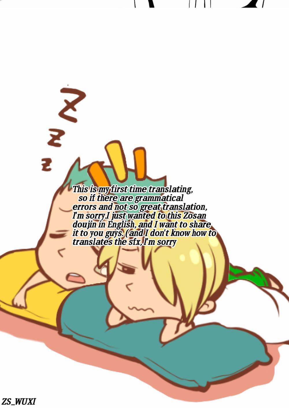 Roronoa Zoro X Sanji One Piece Dj 5 trang 2