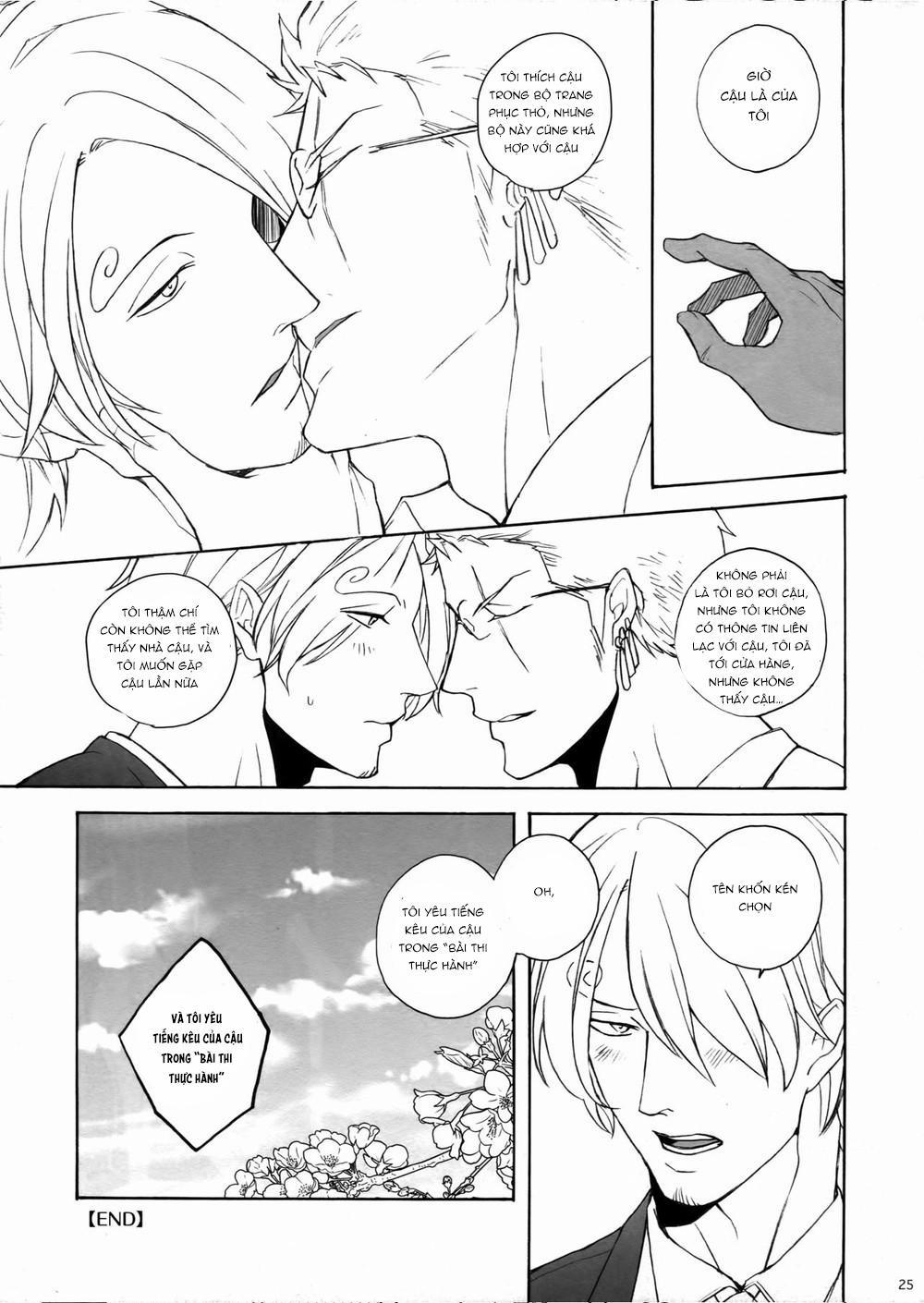 Roronoa Zoro X Sanji One Piece Dj 5 trang 23