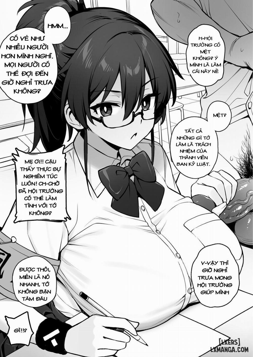 Rumor Has It That The New Chairman of Disciplinary Committee Has Huge Breasts Oneshot trang 5
