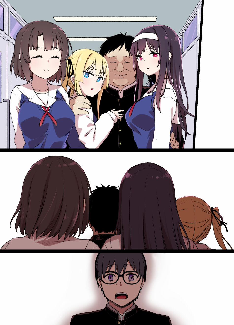 Saekano NTR Manga 16P không chữ trang 7