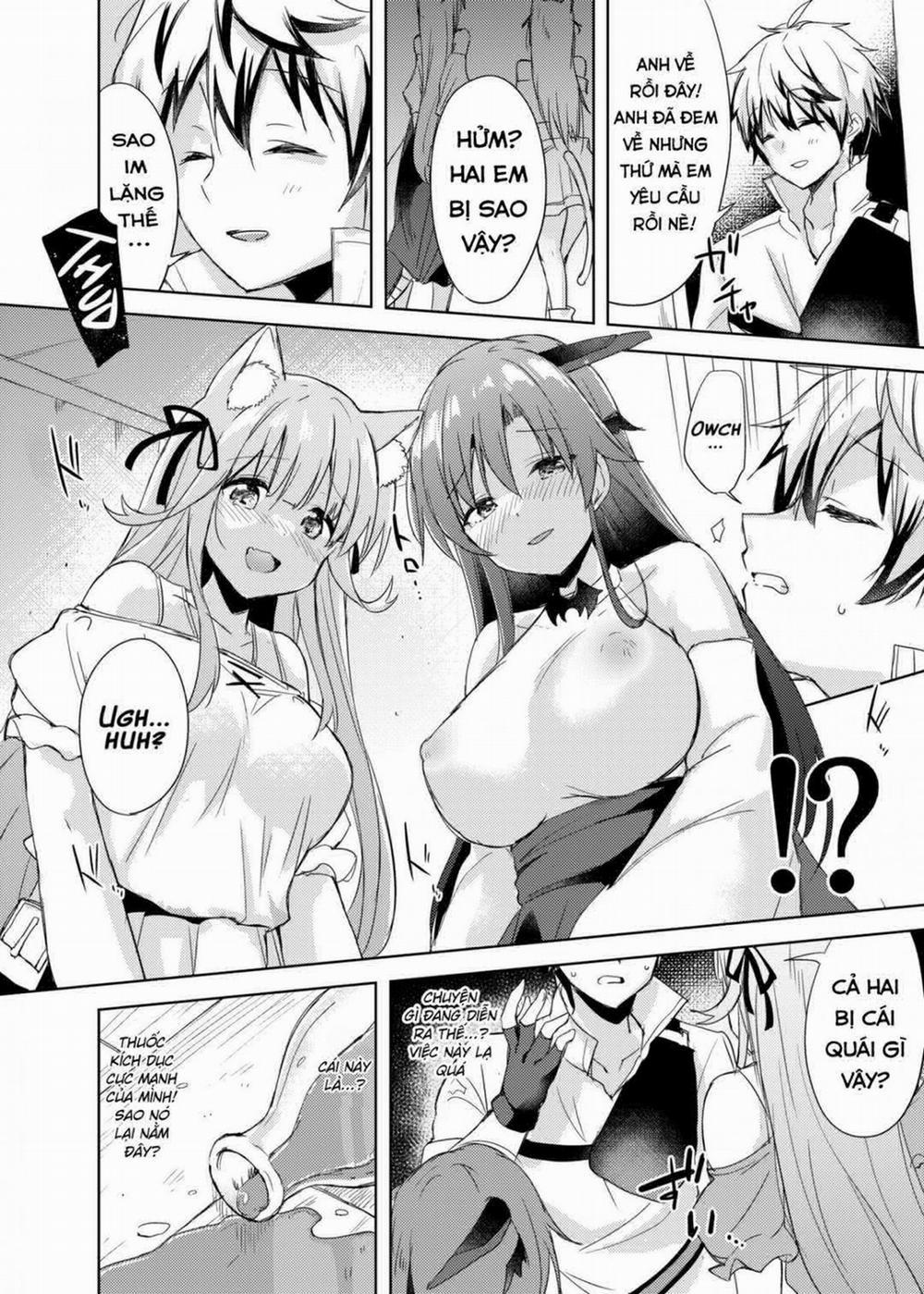 Saikyoushu no Futari ga Nanika Hen na Potion de Ecchi ni Nacchatta Oneshot trang 8