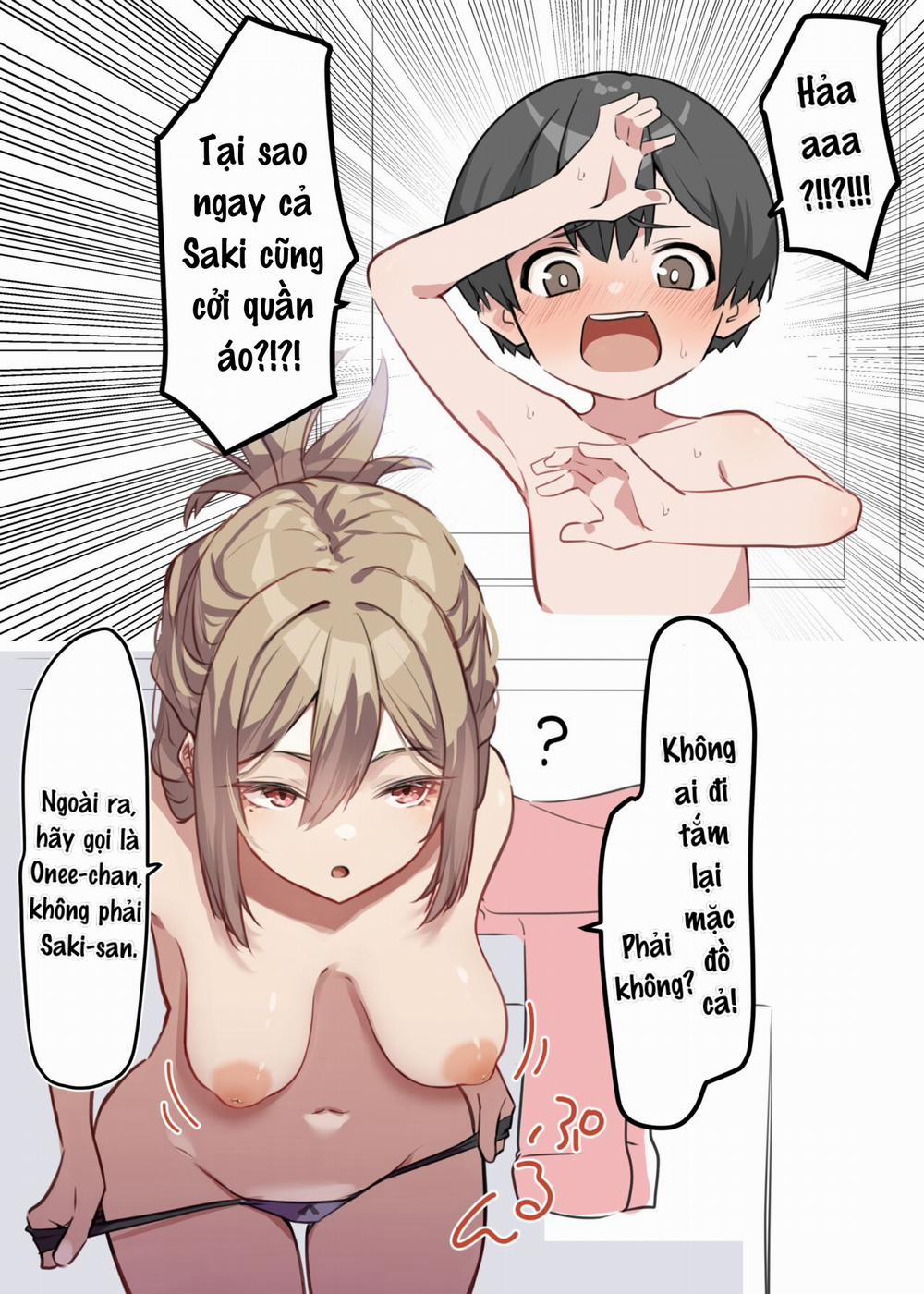 Saki-chan cùng cậu em trai shota 1 trang 5