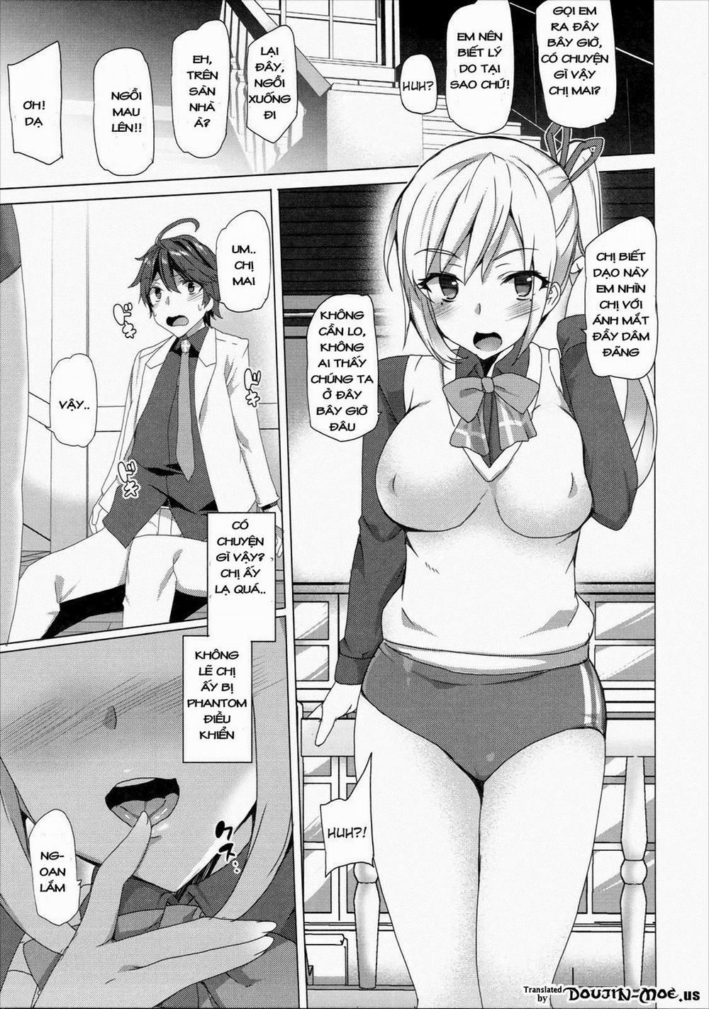 Sakusei Jouzu na Mai Senpai (Musaigen no Phantom World) Oneshot trang 1