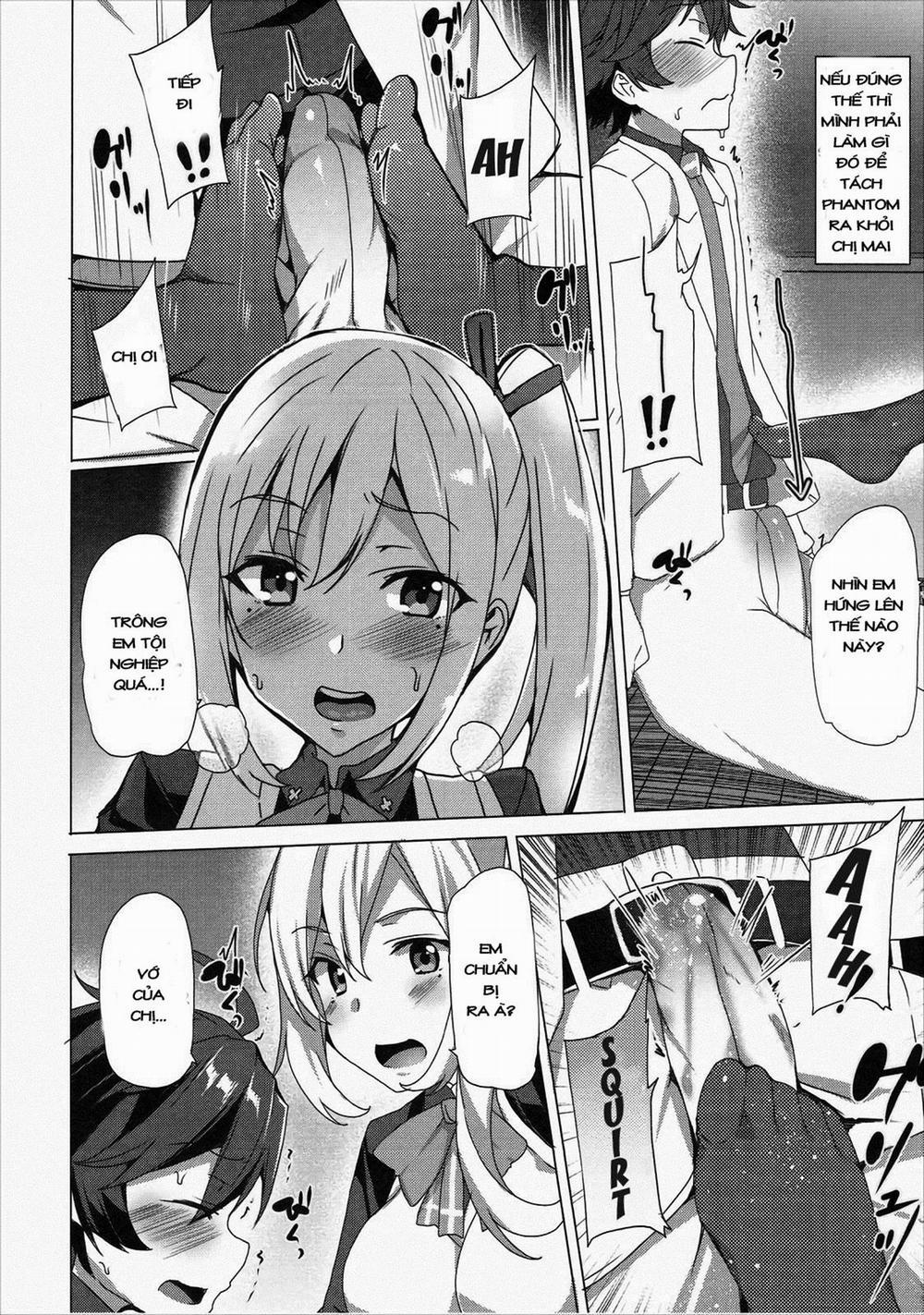 Sakusei Jouzu na Mai Senpai (Musaigen no Phantom World) Oneshot trang 2