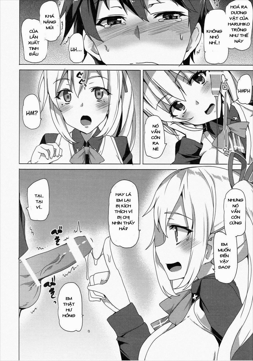 Sakusei Jouzu na Mai Senpai (Musaigen no Phantom World) Oneshot trang 4