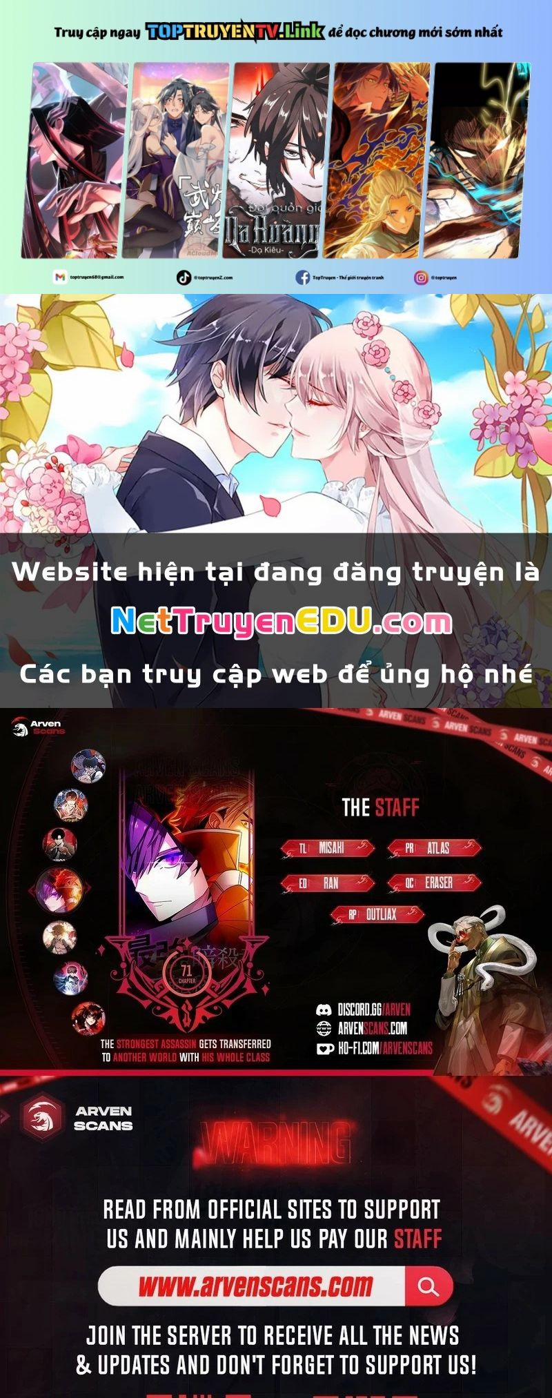 Sát Thủ Mạnh Nhất Chuyển Sinh Sang Thế Giới Khác 71 trang 0