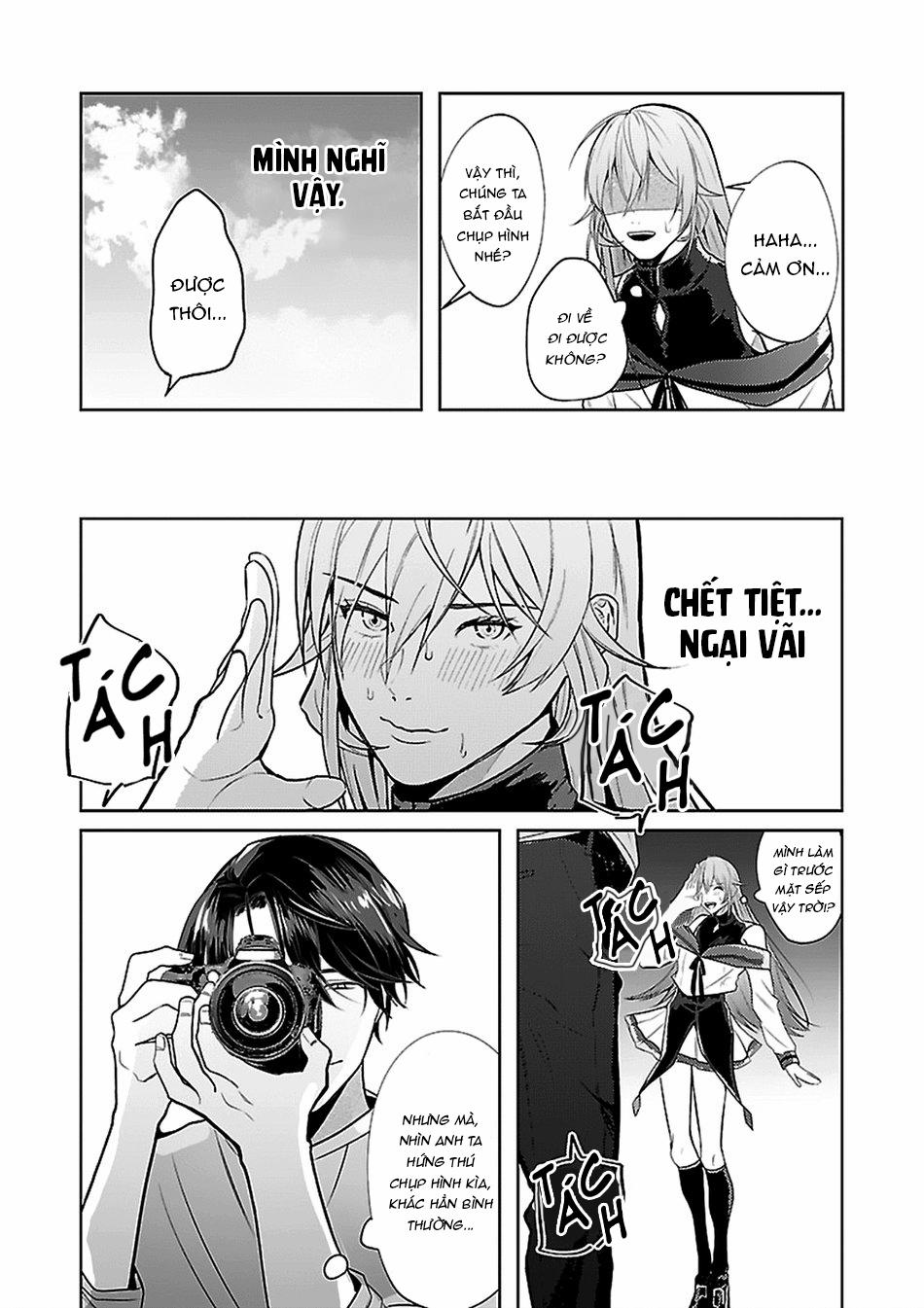 Sẽ Chết Mất Nếu Sếp Biết Tôi Cosplay Waifu Của Hắn 1 trang 14