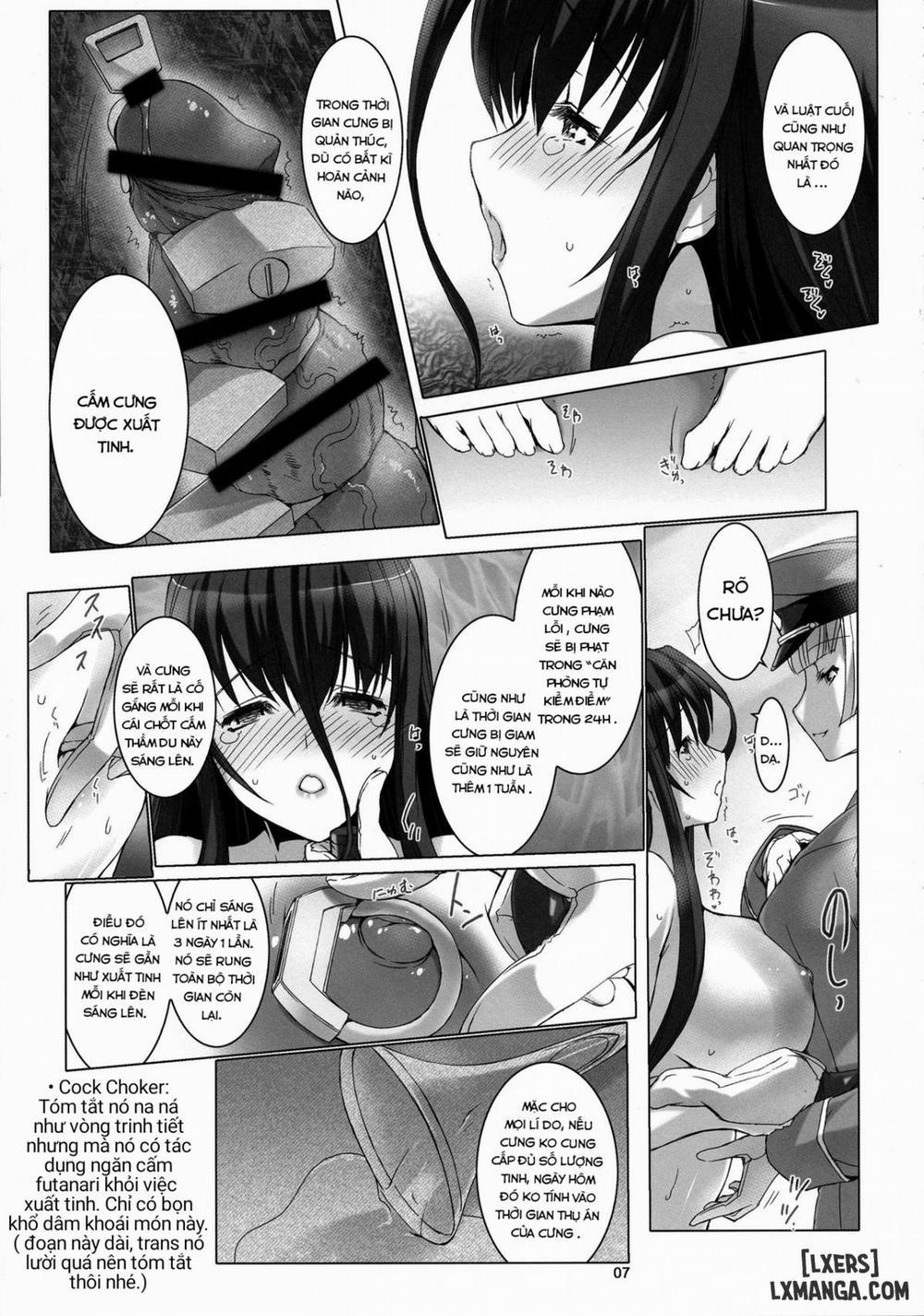 Seishi Kangoku Futanari Kyousei Jii Choukyou Oneshot trang 8