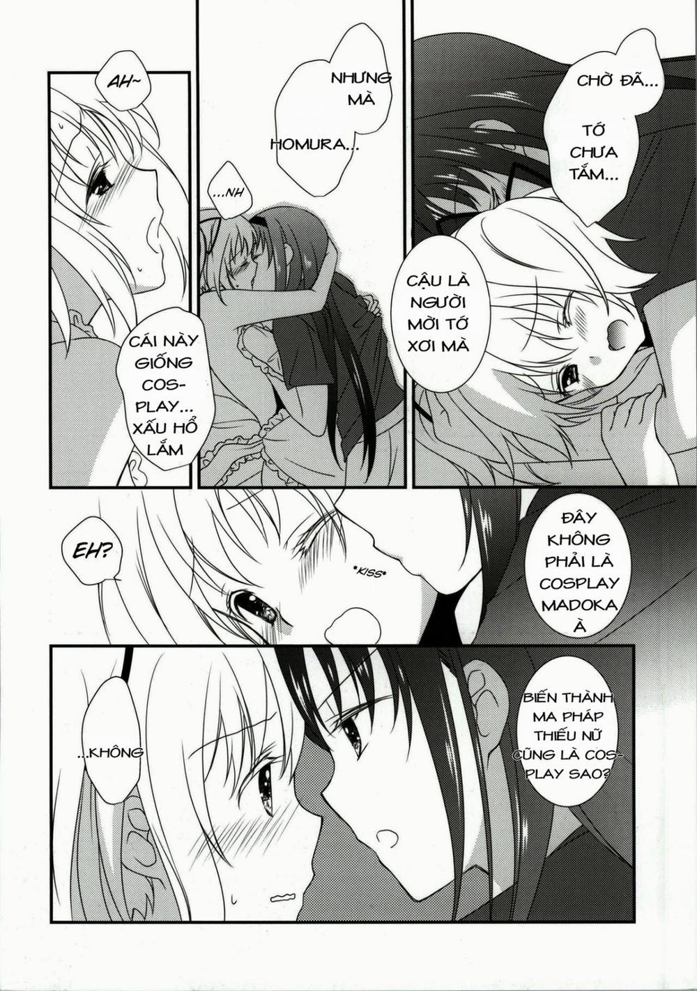 Sengyou Shufu no Sentou Fuku wa (Mahou Shoujo Madoka Magica) Oneshot trang 18