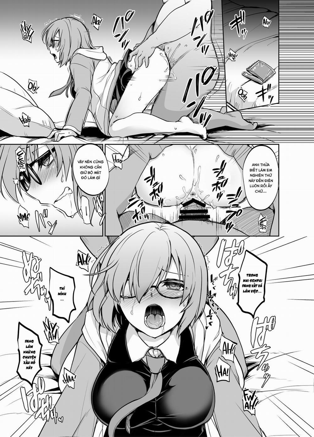 Senpai ga Rayshift Chuu Dake Kankei o Sematte Kuru Seiyoku Ousei na Chaldea Shokuin Oji-san to Mash (Fate/Grand Order) Oneshot trang 5