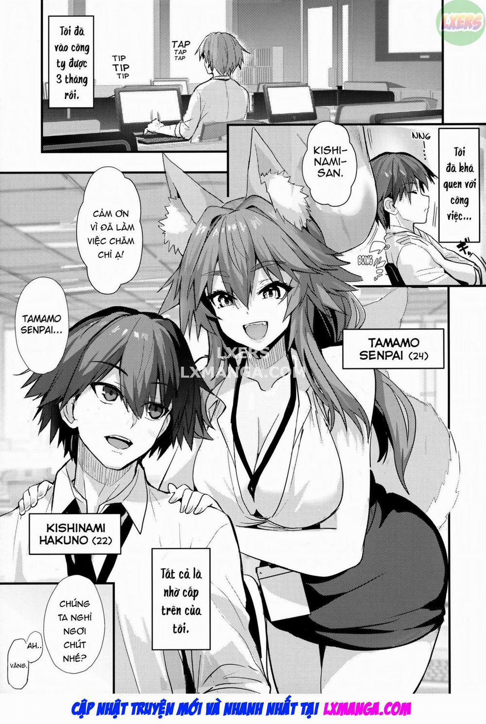 Senpai Office Worker Tamamo Oneshot trang 4