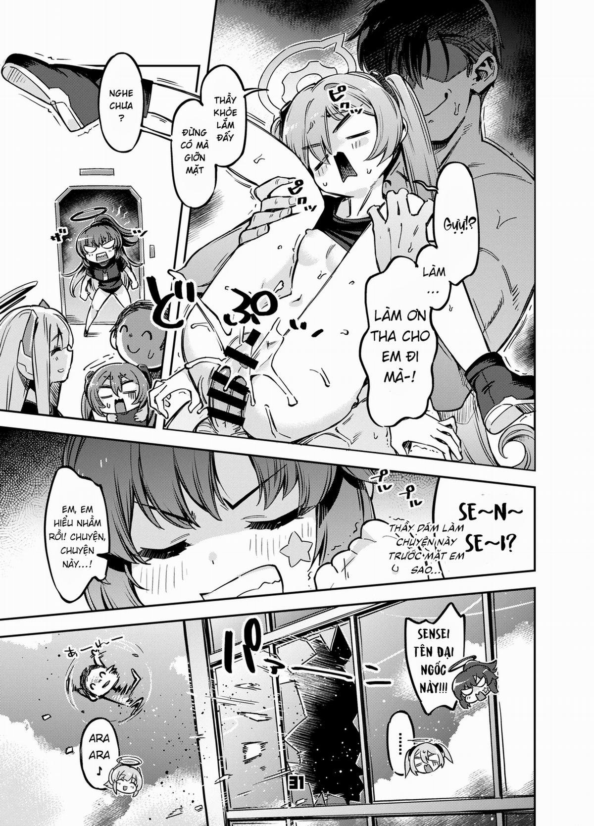 Sensei! Đừng Nói Cho Yuuka-Chan Biết Đấy Nhé! - Blue Archive OneShot trang 29