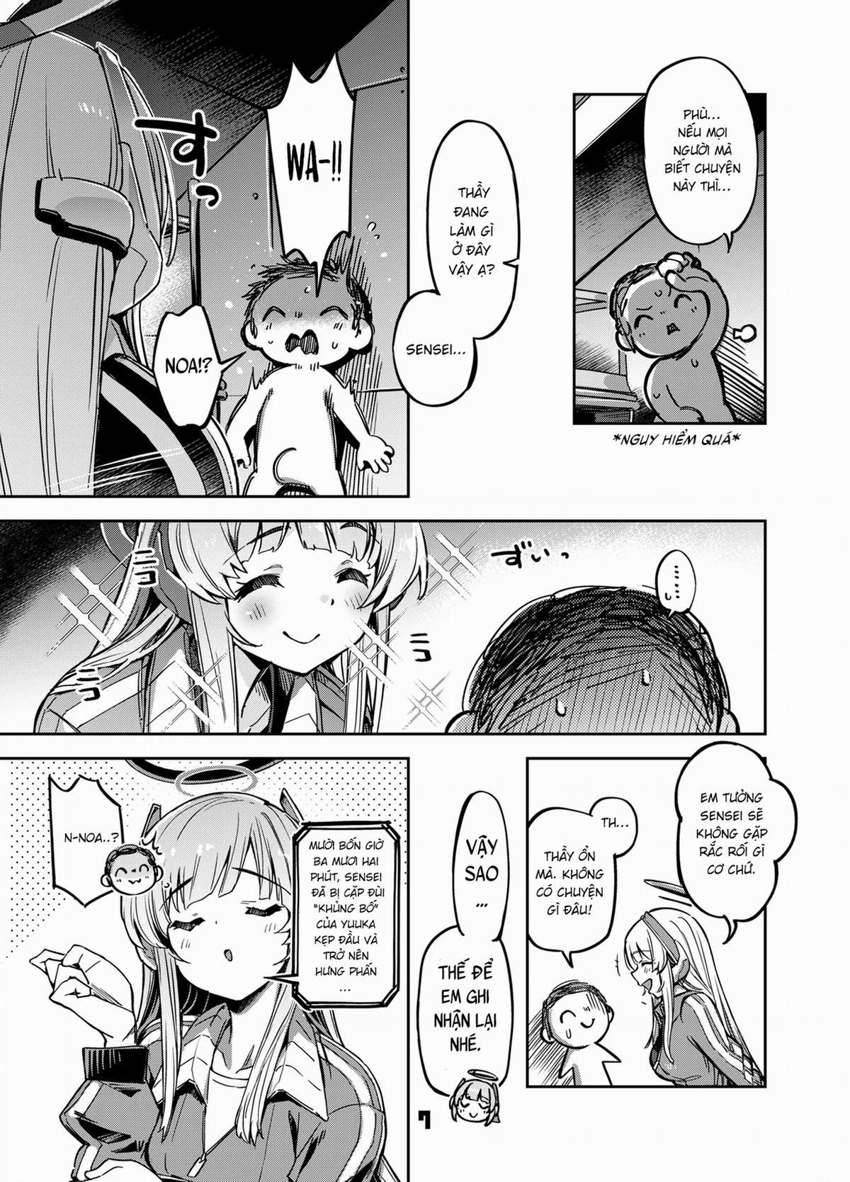 Sensei! Đừng Nói Cho Yuuka-Chan Biết Đấy Nhé! - Blue Archive OneShot trang 5