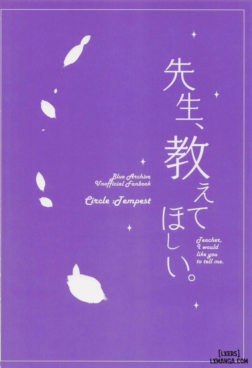 Series Oneshot Các Doujinshi Của Blue Archive P.3 Thầy ơi hãy kể cho em nghe trang 25