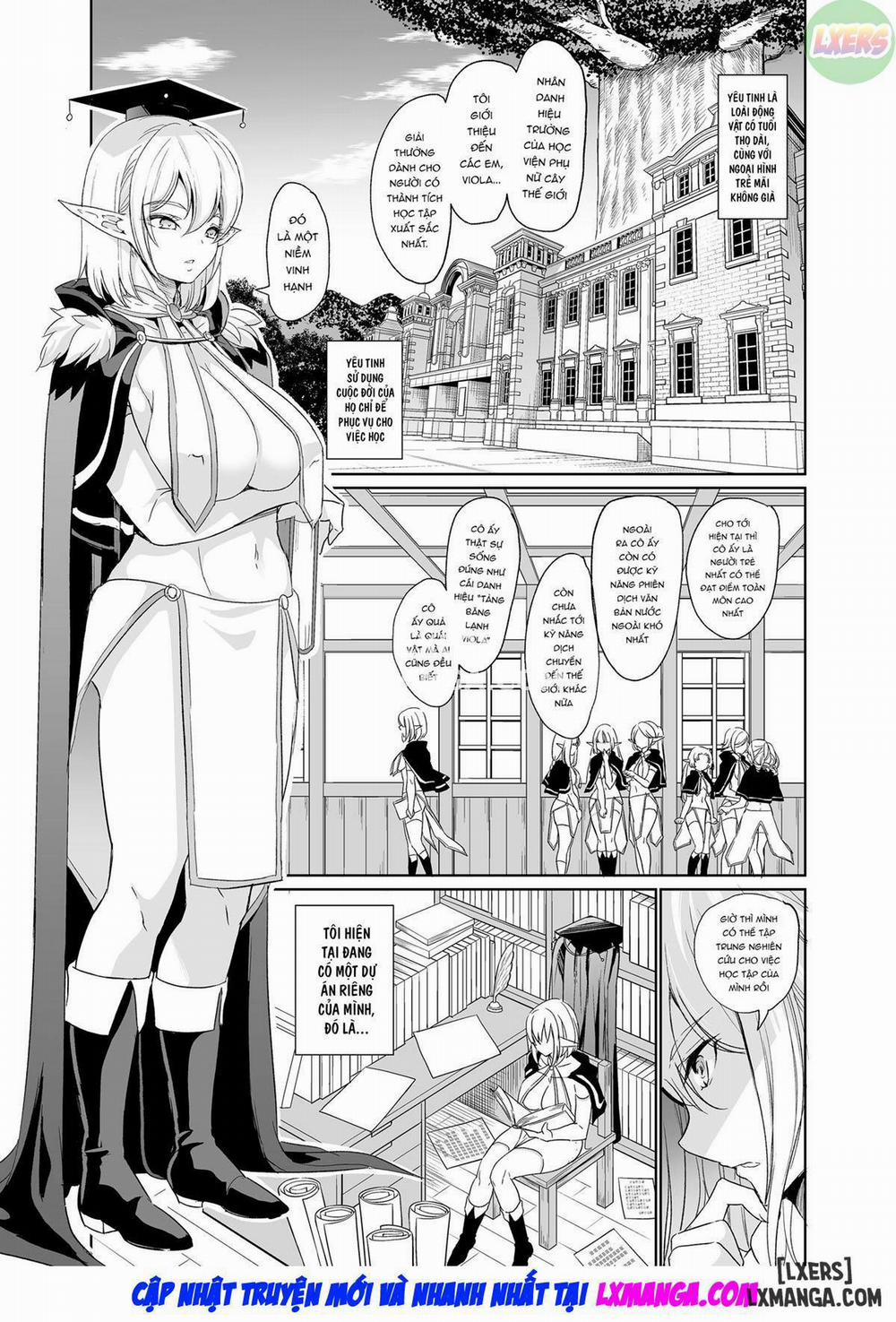 Sexual Curiosity ~The Nerdy Elf Wants to Climax With Her Pussy~ Oneshot trang 4