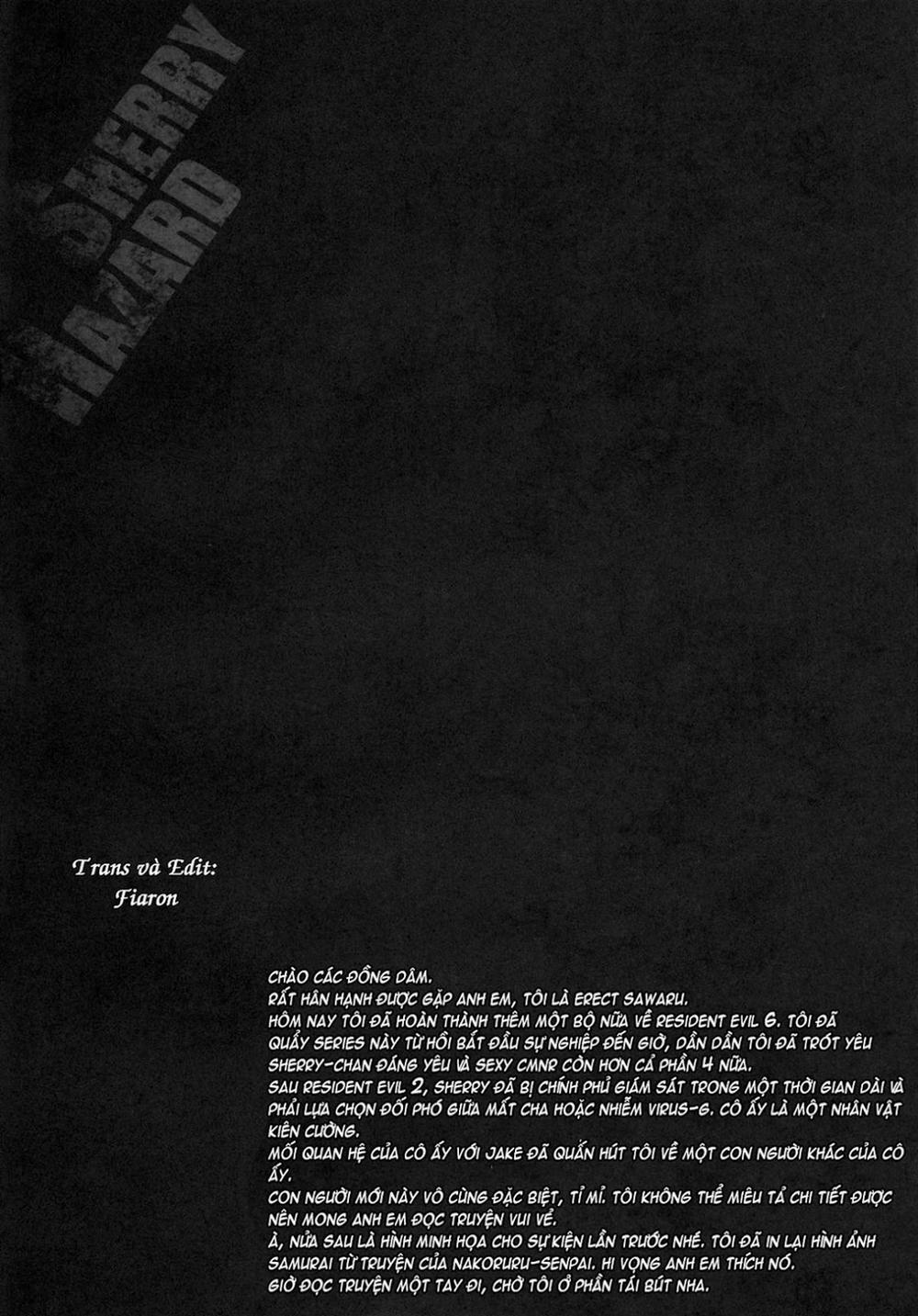 Sherry Hazard (Hyouka, Resident Evil, Samurai Spirits) Oneshot trang 4