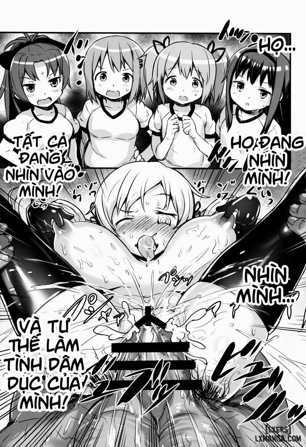 Shiritsu Mitakihara Chuugaku 3-nensei Tomoe Mami Hentai AV Debut Oneshot trang 33