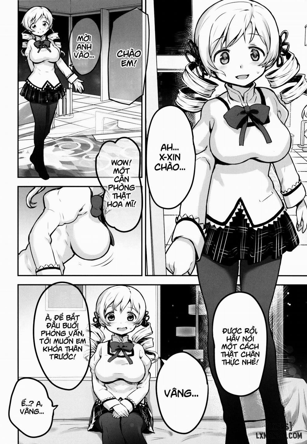 Shiritsu Mitakihara Chuugaku 3-nensei Tomoe Mami Hentai AV Debut Oneshot trang 4