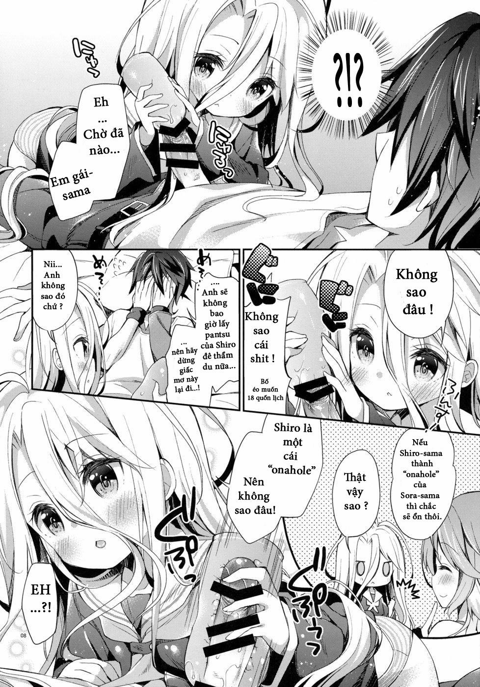 "Shiro... Kyou Kara Kodomo Onaho Ni, Naru" (No Game No Life) Oneshot trang 6