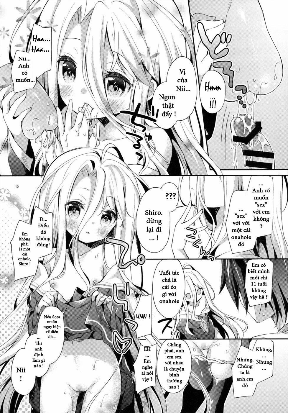 "Shiro... Kyou Kara Kodomo Onaho Ni, Naru" (No Game No Life) Oneshot trang 8