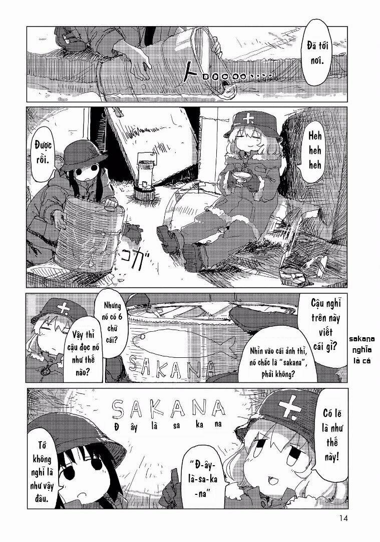 Shoujo Shuumatsu Ryokou 33 trang 12