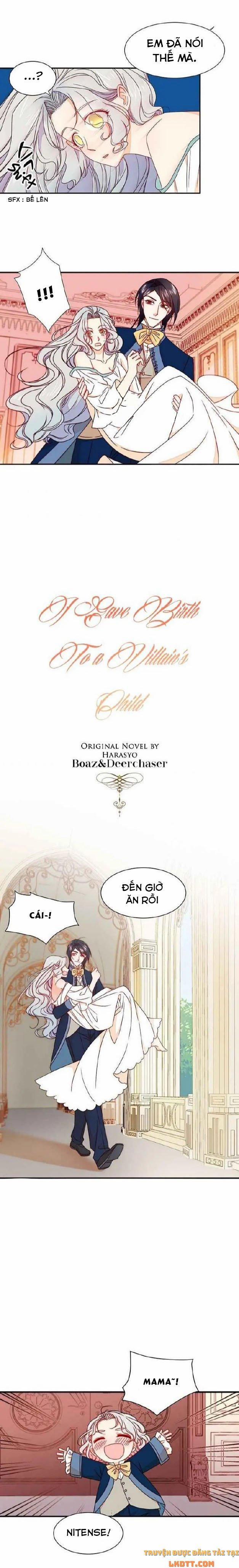 Sinh Con Cho Kẻ Phản Diện 14 trang 1