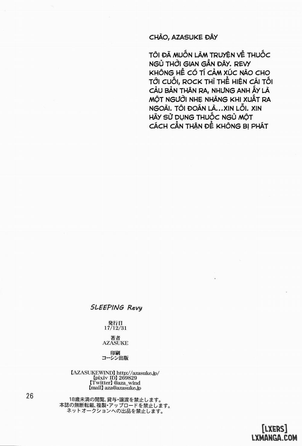 Sleeping Revy Oneshot trang 24