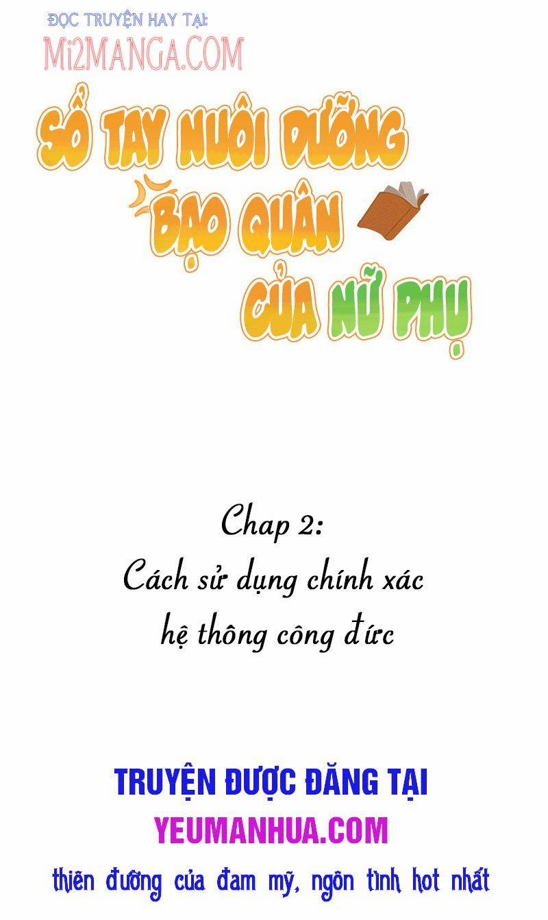 Sổ Tay Nuôi Dưỡng Bạo Quân Của Nữ Phụ 2 trang 1