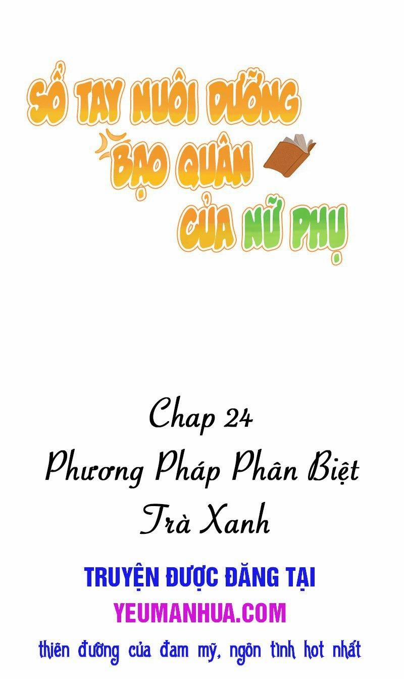 Sổ Tay Nuôi Dưỡng Bạo Quân Của Nữ Phụ 24 trang 0