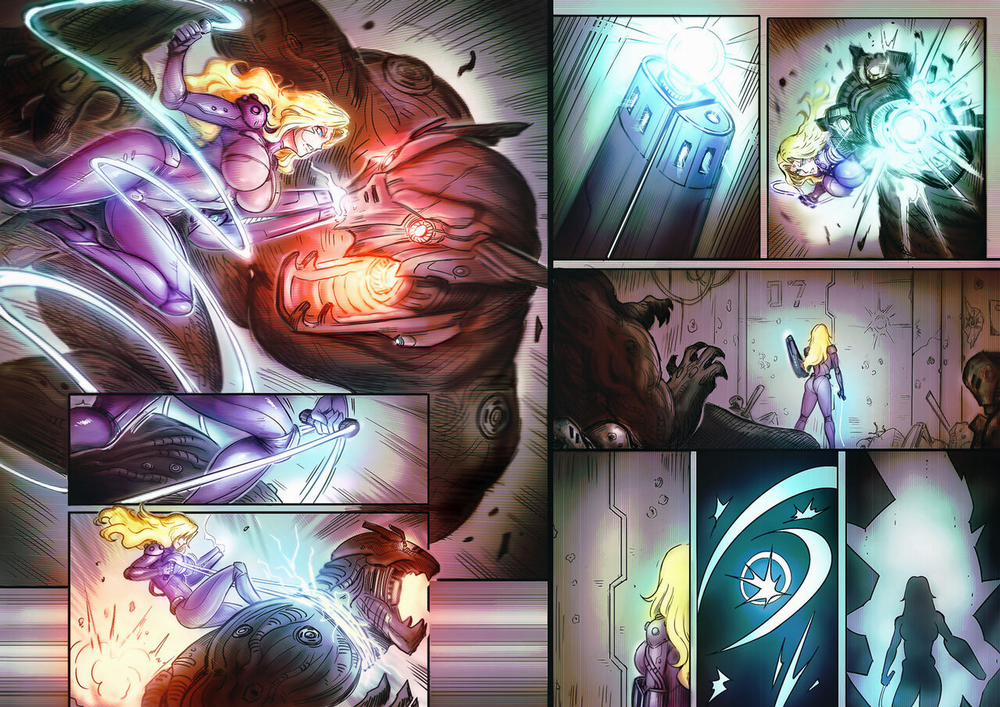 Space Girl Defeated 1 trang 9