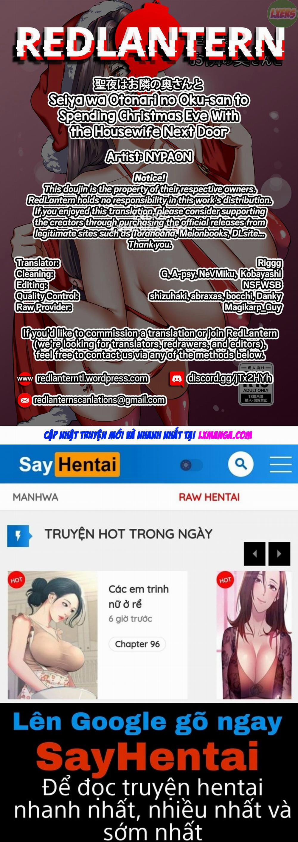 Spending Christmas Eve With the Housewife Next Door Oneshot trang 68