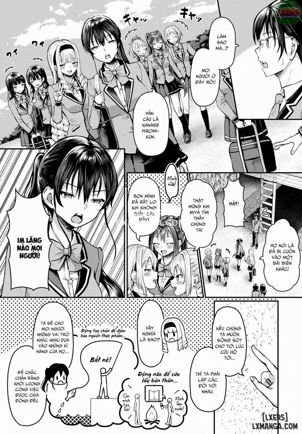 Stranded on a Desert Island Where I Can Creampie All the Girls I Want ~Making My Female Classmates Into My Harem 4 trang 4