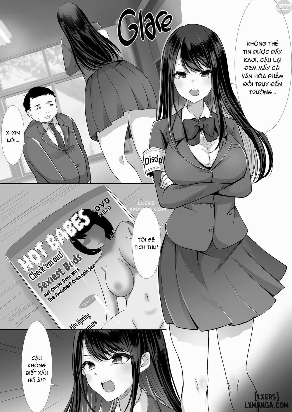 Stuck After School - A Busty Virgin Hall Monitor Gets Caught Touching Herself Oneshot trang 2