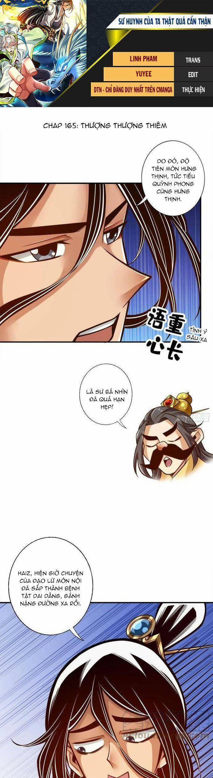 Sư Huynh Của Ta Quá Cẩn Thận Rồi 165 trang 0