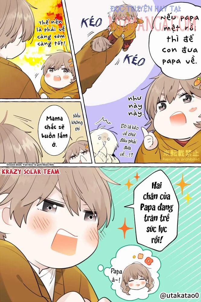 Sự Khác Biệt Papa Đi Làm Và Ở Nhà 39 trang 3