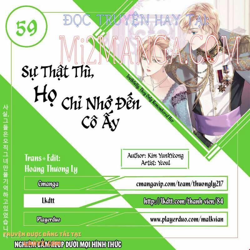 Sự Thật Thì, Họ Chỉ Nhớ Đến Cô Ấy 59 trang 0