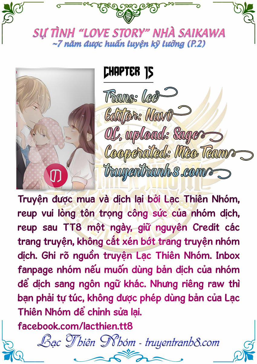 Sự Tình Lovestory Nhà Saikawa 15 trang 1