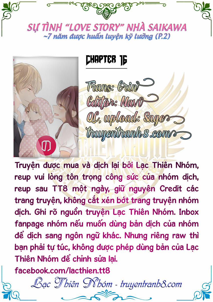 Sự Tình Lovestory Nhà Saikawa 16 trang 3