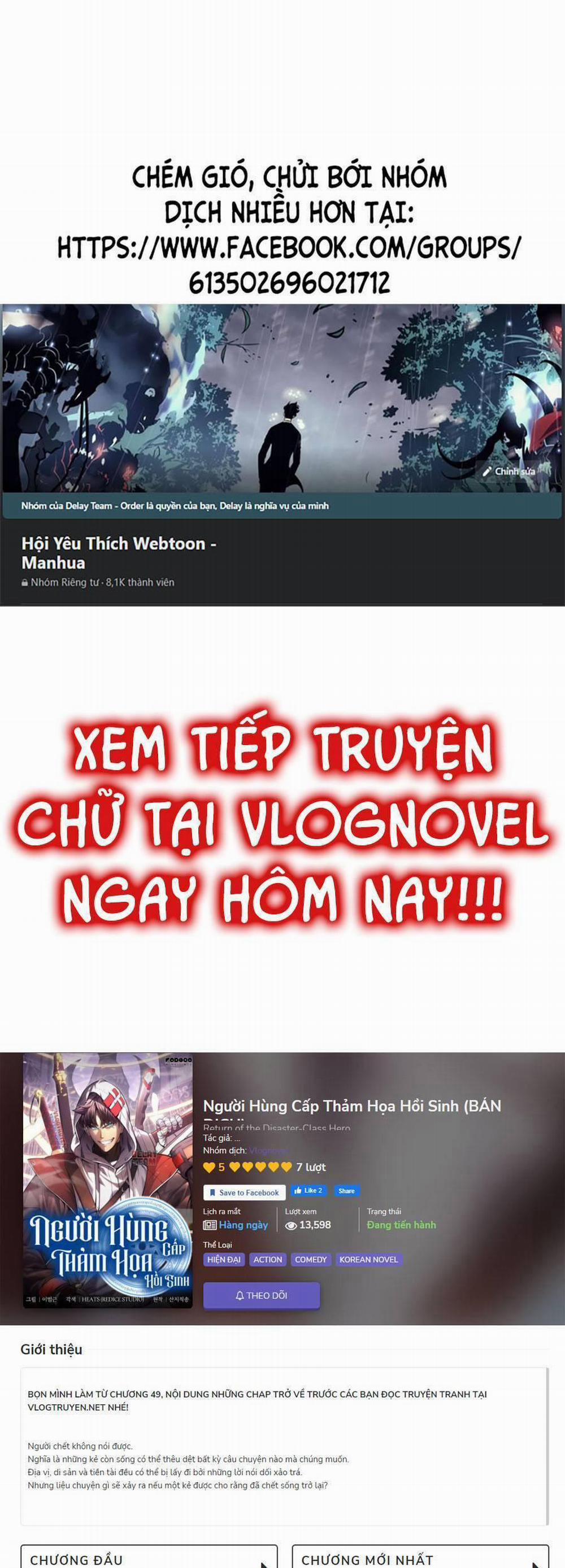 Sự Trở Lại Của Anh Hùng Cấp Thảm Họa 40 trang 0