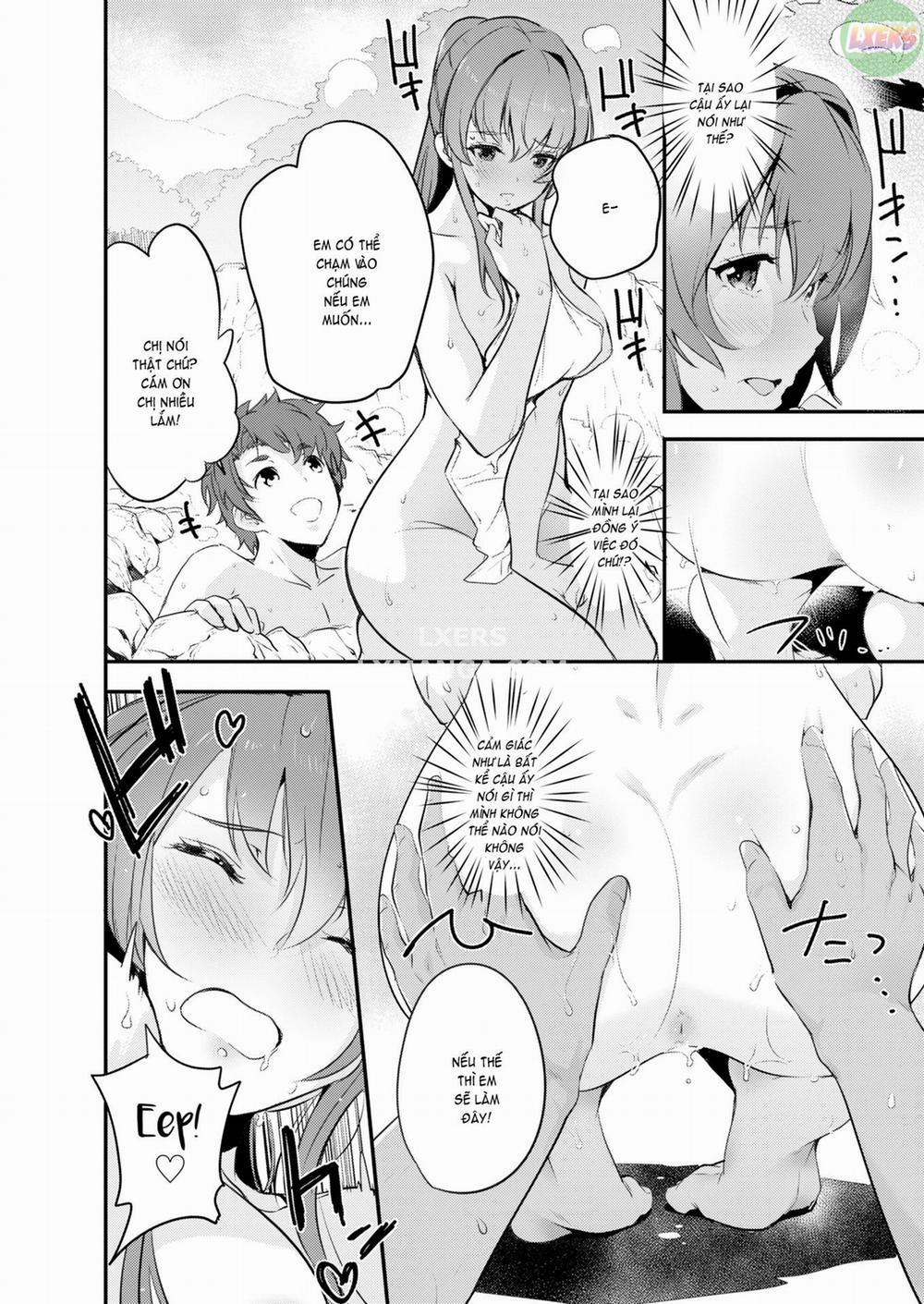 Suối nước nóng kích dục Oneshot trang 9