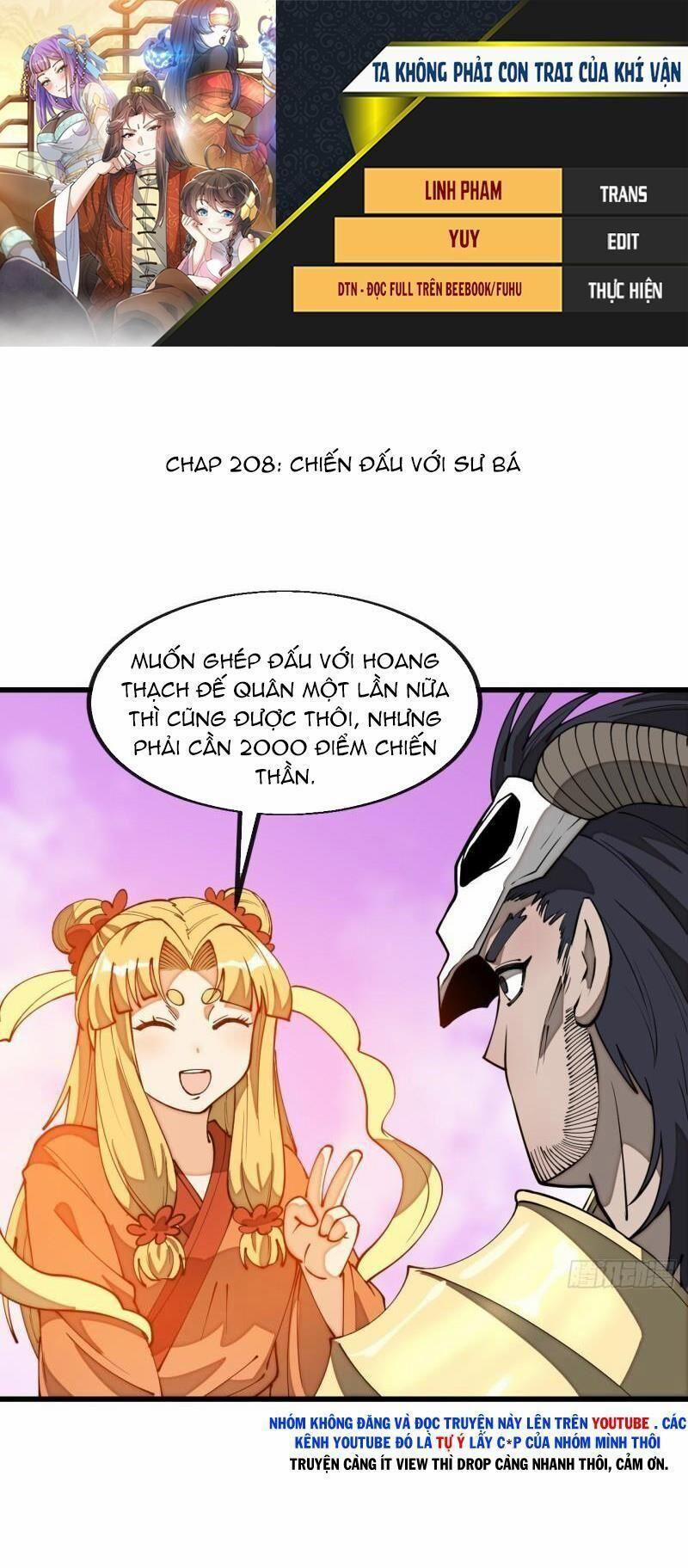 Ta Không Phải Con Cưng Của Khí Vận 208 trang 0