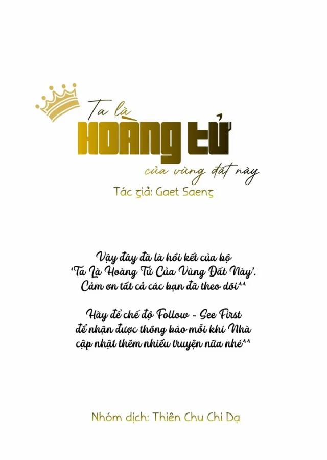 Ta Là Hoàng Tử Của Vùng Đất Này 0 End trang 28