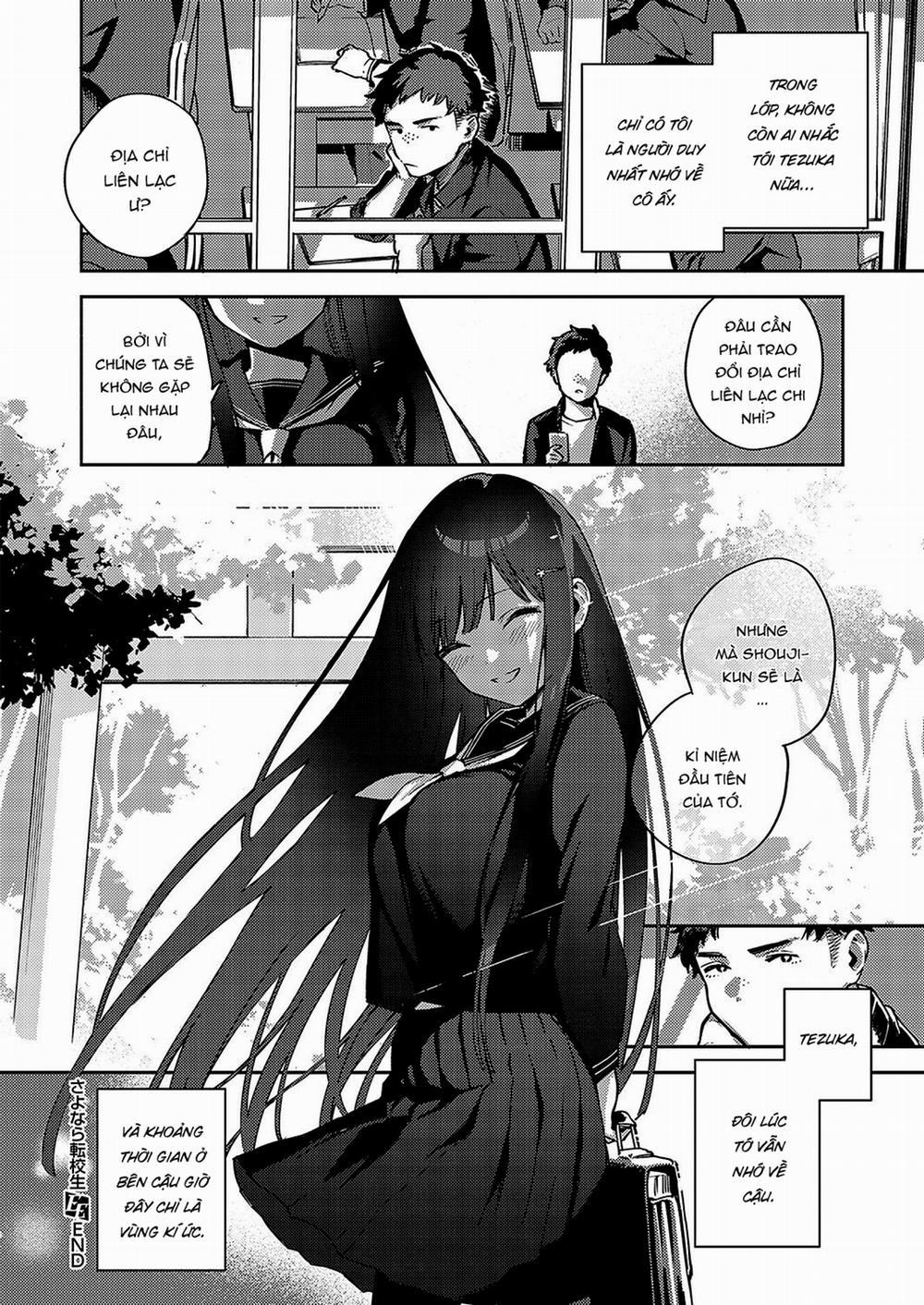 Tạm Biệt Cô Bạn Chuyển Trường Oneshot ngọt trang 27