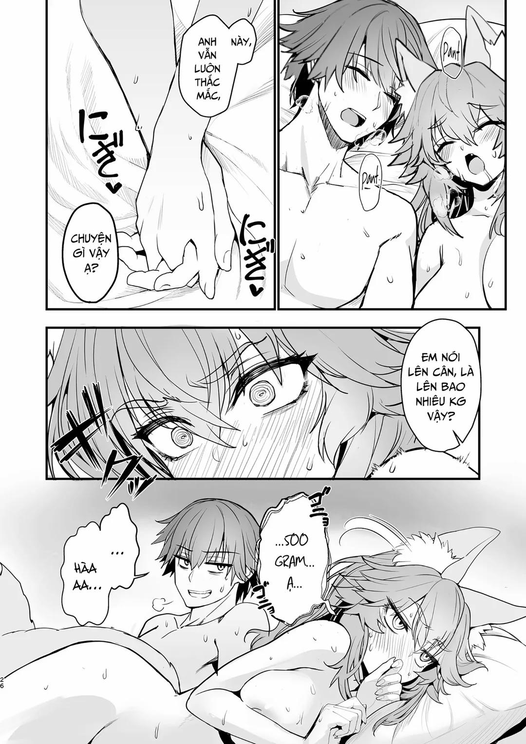 Tamamo-san Taikei Iji Workout Oneshot trang 25
