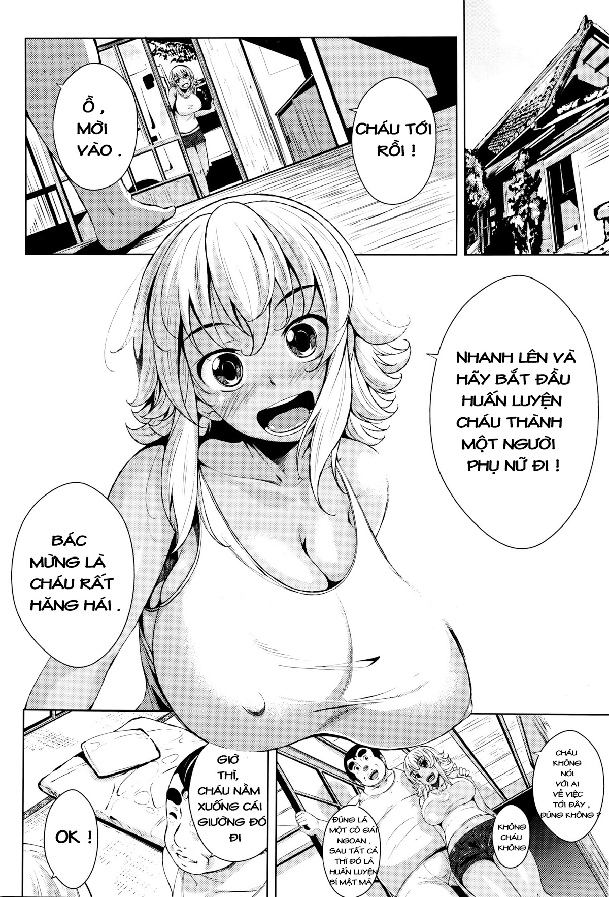 Tanned Girl and a Massage Giving Old Man Oneshot trang 3