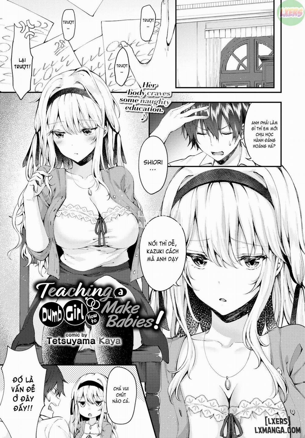 Teaching a Dumb Girl How to Make Babies! Oneshot trang 0