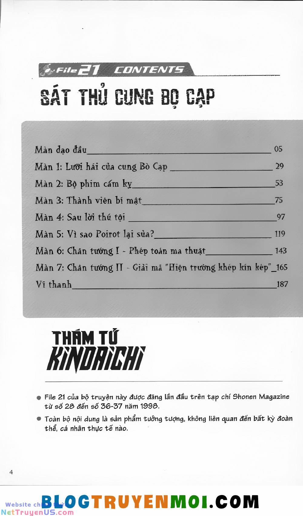 Thám Tử Kindaichi (Special Edition) 21 trang 2